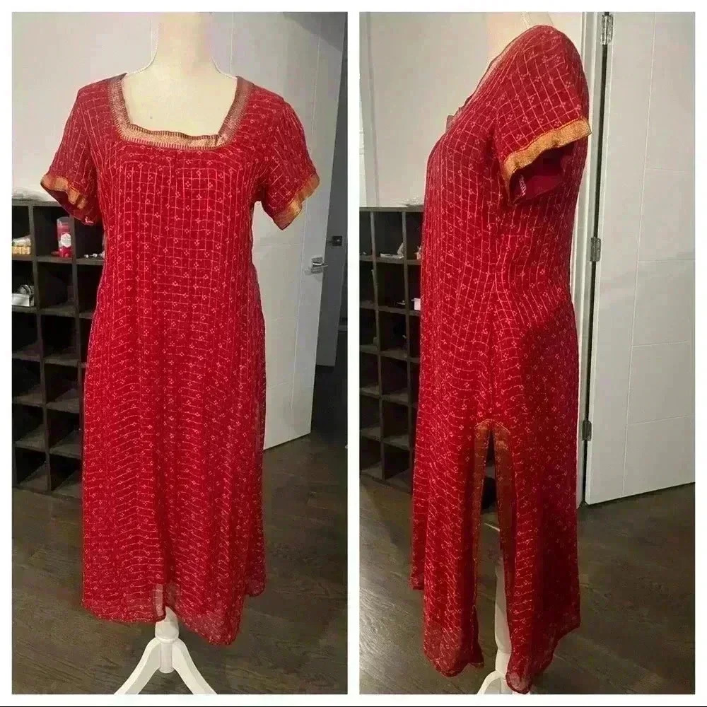 Vintage Twin lurex dress